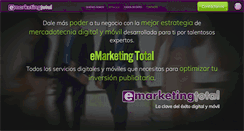 Desktop Screenshot of emarketingtotal.com